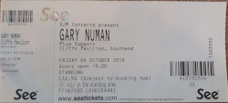 Gary Numan Southend Ticket 2019
